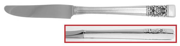 Coronation (Silverplate, 1936, No Mono) New French Hollow Grille Knife