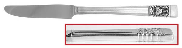 Coronation (Silverplate, 1936, No Mono) New French Hollow Grille Knife