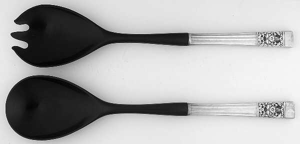 Coronation (Silverplate, 1936, No Mono) Plastic Bowl 2-Piece Salad Set
