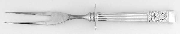 Coronation (Silverplate, 1936, No Mono) Fork-Carving-Stainless Prong/Game