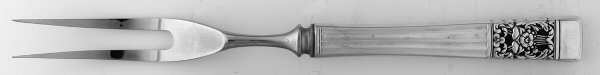 Coronation (Silverplate, 1936, No Mono) Stainless-Prong Game Carving Fork