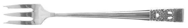 Coronation (Silverplate, 1936, No Mono) Short Handle Pickle/Olive Fork