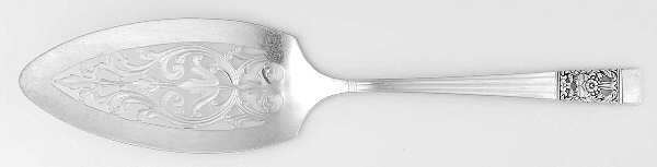 Coronation (Silverplate, 1936, No Mono) Pierced Solid Pastry Server