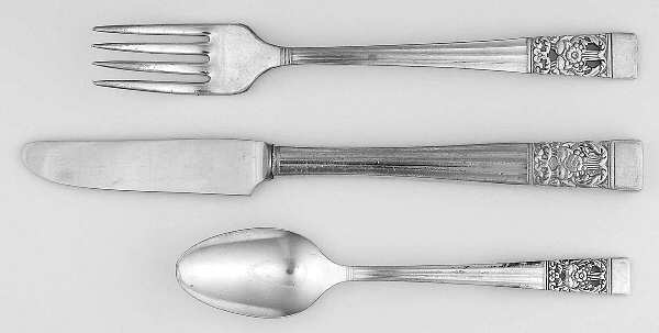 Coronation (Silverplate, 1936, No Mono) 3 Pc Youth Set (FSYS, YF, YKM1)