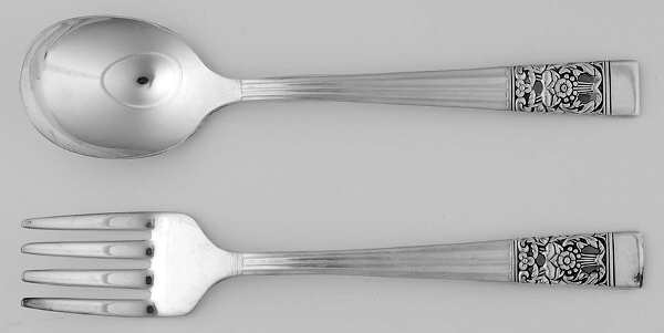 Coronation (Silverplate, 1936, No Mono) Small 2 Piece Baby Set (Fork, Spoon)