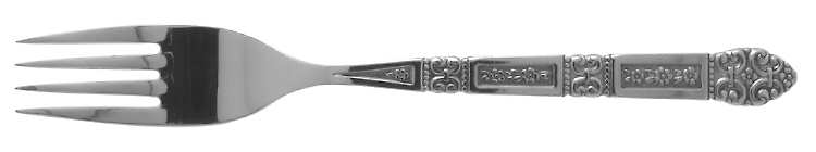 Coronation (Stainless, Black Accent) Fork