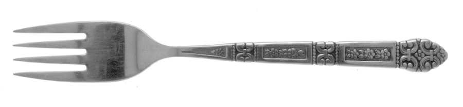 Coronation (Stainless, Black Accent) Individual Salad Fork