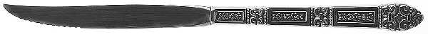 Coronation (Stainless, Black Accent) Individual Steak Knife Hollow Handle