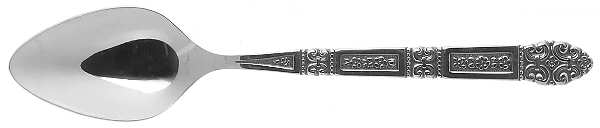 Coronation (Stainless, Black Accent) Teaspoon