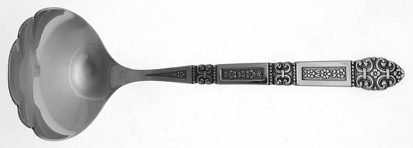 Coronation (Stainless, Black Accent) Solid Gravy Ladle