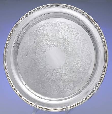 Colonial Suite (Silverplate, Hollowware) 12" Round Tray