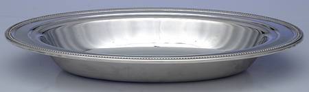 Colonial Suite (Silverplate, Hollowware) Double Vegetable Bowl-No Lid