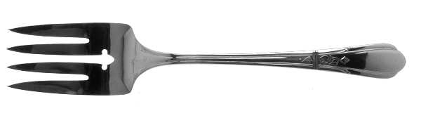 Countess II (Silverplate, 1936) Medium Solid Cold Meat Serving Fork
