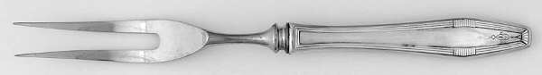 Countess I (Silverplate, 1929) Small Steak Carving Fork with Stainless Prongs