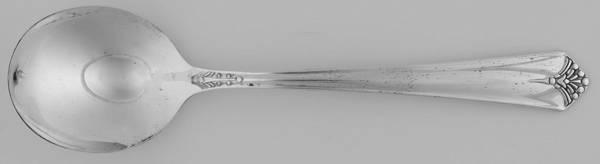 Courtney (Silverplate, 1935) Round Bowl Soup Spoon (Gumbo)