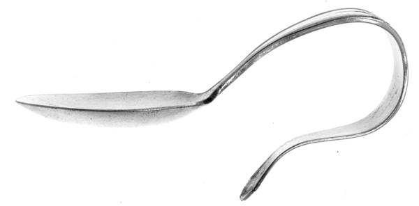 Crestwood (Silverplate, 1930) Curved Handle Baby Spoon