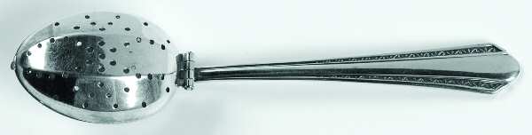 Croydon-Mary Lee (Silverplate, 1932) Tea Strainer with Handle-Hinged Bowl