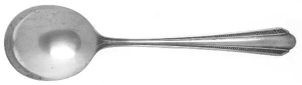 Croydon-Mary Lee (Silverplate, 1932) Round Bowl Soup Spoon (Gumbo)