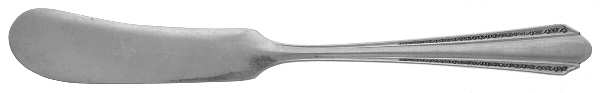 Croydon-Mary Lee (Silverplate, 1932) Flat Handle Butter Spreader
