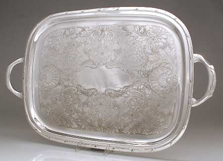 Croydon (Silverplate, Hollowware) Large Silverplate Waiter Tray