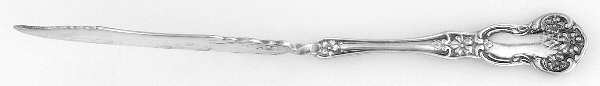 Daisy (Silverplate, 1910) Flat Twisted Handle Master Butter Knife