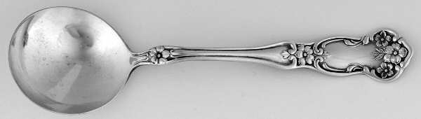 Daisy (Silverplate, 1910) Round Bowl Soup Spoon (Bouillon)