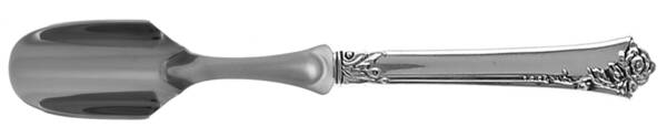 Damask Rose (Sterling, 1946, No Monograms) Cheese Scoop with Stainless Scoop HC