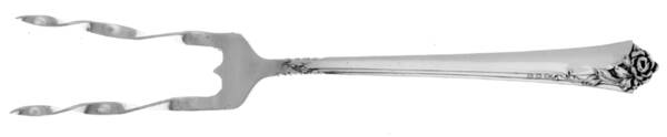 Damask Rose (Sterling, 1946, No Monograms) Baked Potato Fork HC