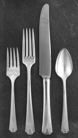 Deauville (Silverplate, 1929) 32 Piece Estate Set