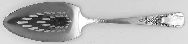 Debonair (Silverplate, 1938) Solid Pierced Pie Server