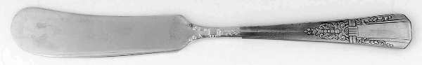 Debonair (Silverplate, 1938) Flat Handle Butter Spreader