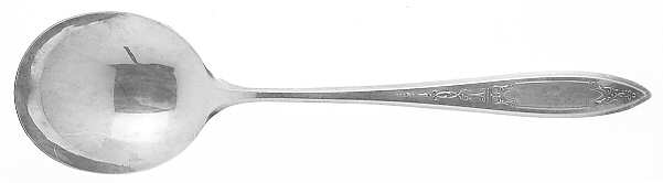 Debutante-Grandeur-Princess (Slvp, 1934, No Monos) Round Bowl Soup Spoon (Cream Soup)