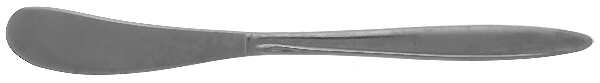 Delmar-Taper (Stainless) Flat Handle Butter Spreader