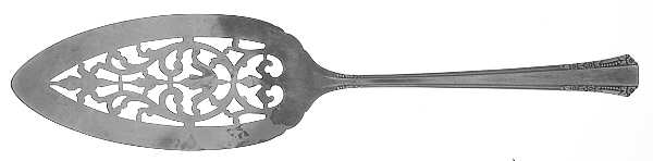 Del Mar (Silverplate, 1939) Solid Pierced Pie Server