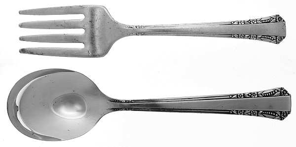 Del Mar (Silverplate, 1939) 2 Pc Baby Set (BF, BS)