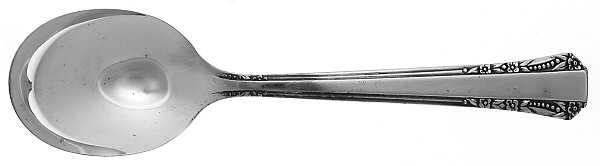 Del Mar (Silverplate, 1939) Straight Handle Baby Spoon