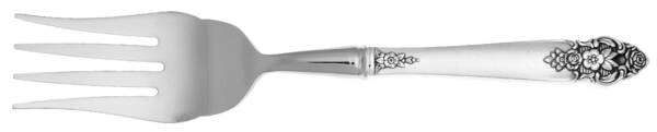 Distinction (Silverplate, 1951) Cold Meat Fork Large, Stainless Tines HC