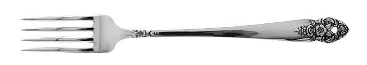 Distinction (Silverplate, 1951) Grille Fork (Viande)