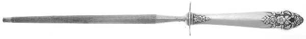 Distinction (Silverplate, 1951) Small Steel Rod Sharpener Knife