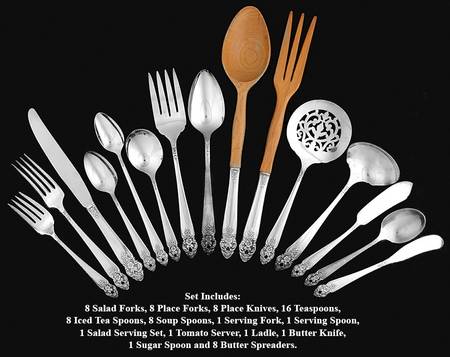 Distinction (Silverplate, 1951) 72 Piece Set