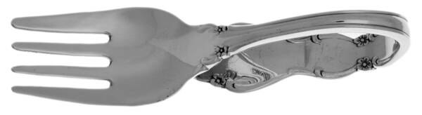 Dover (Sterling, 1968) Baby Fork with Curved Handle HC
