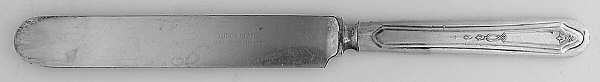 Duchess (Silverplate, 1923) Blunt Solid Knife with Bolster