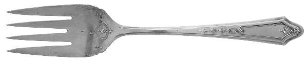 Duchess (Silverplate, 1923) Medium Solid Cold Meat Serving Fork