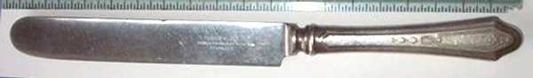 Duchess (Silverplate, 1923) Blunt Hollow Knife with Bolster