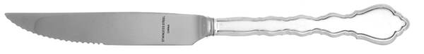 Duet (Silverplate, 1980) Steak Knife Individual Hollow, Serrate HC