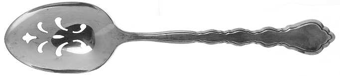 Duet (Silverplate, 1980) Pierced Tablespoon (Serving Spoon)