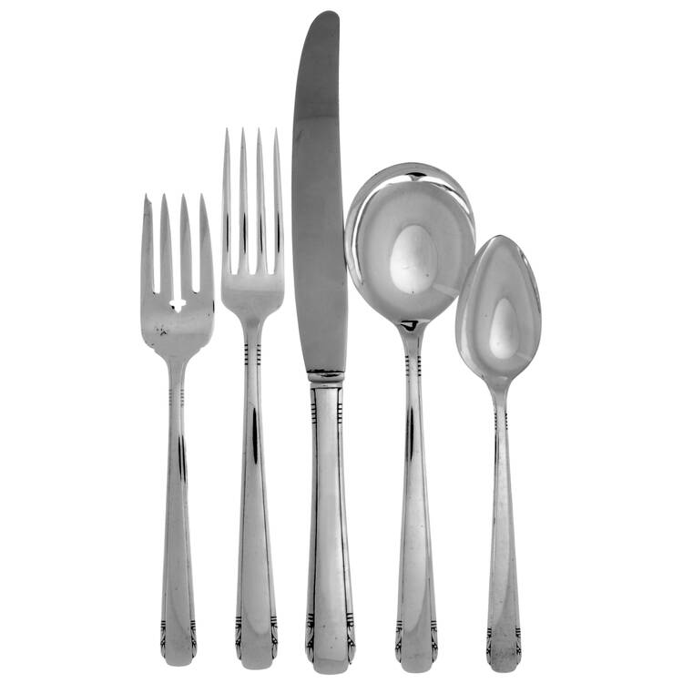 Elaine (Silverplate, 1926) 40 Piece Estate Set