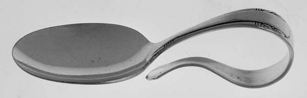 Elaine (Silverplate, 1926) Curved Handle Baby Spoon