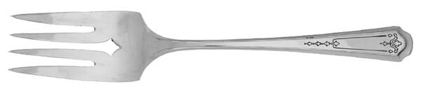 Elite (Silverplate1923) Medium Solid Cold Meat Serving Fork