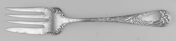 Elmore (Silverplate, 1905) Medium Solid Cold Meat Serving Fork